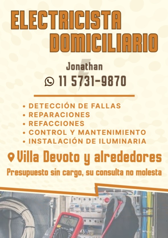 Electricista, Instalador de cámaras en Villa Devoto — trabajo 2