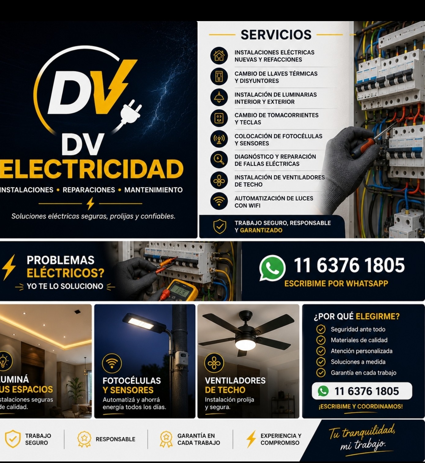 Electricista en Argentina — trabajo 1