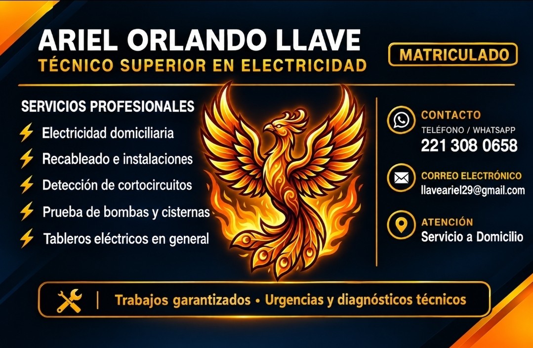 Electricista en matheu 710 — trabajo 1
