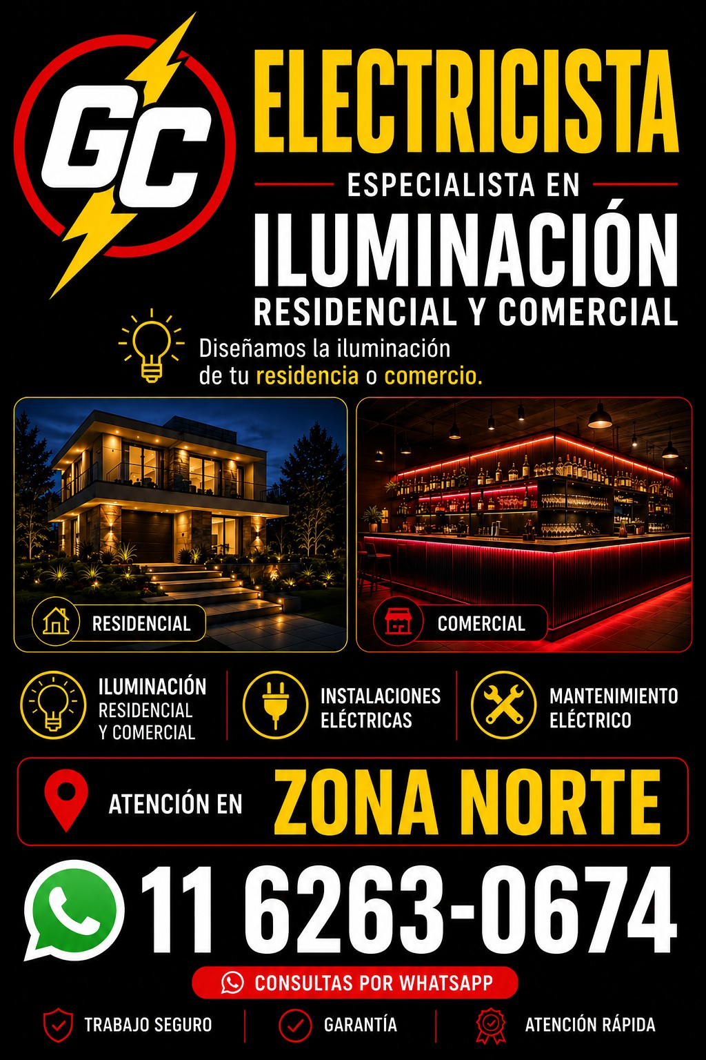Electricista en nordelta — trabajo 2