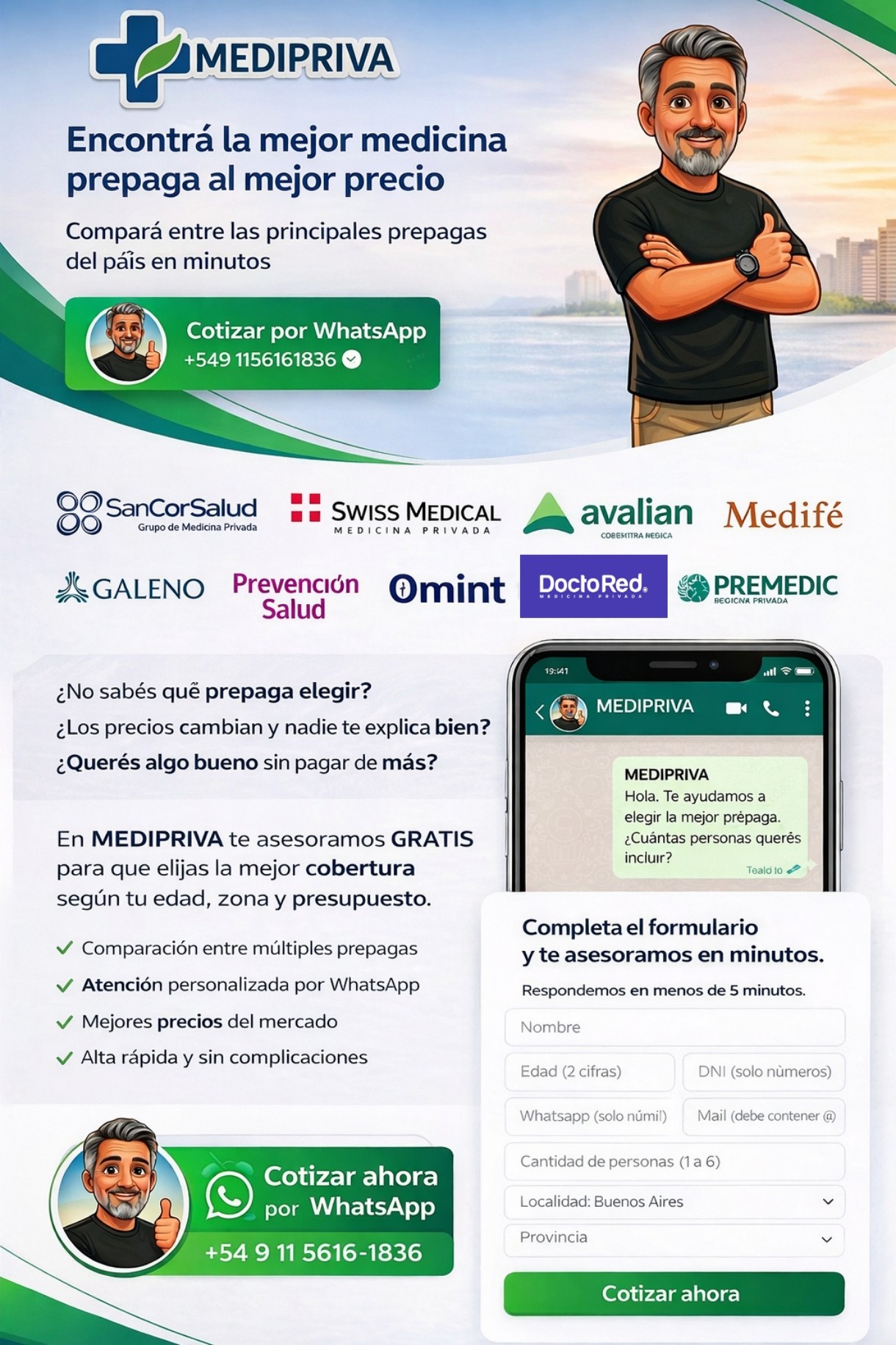 Asesor Comercial, Asesor Integral de Salud en San Miguel — trabajo 2