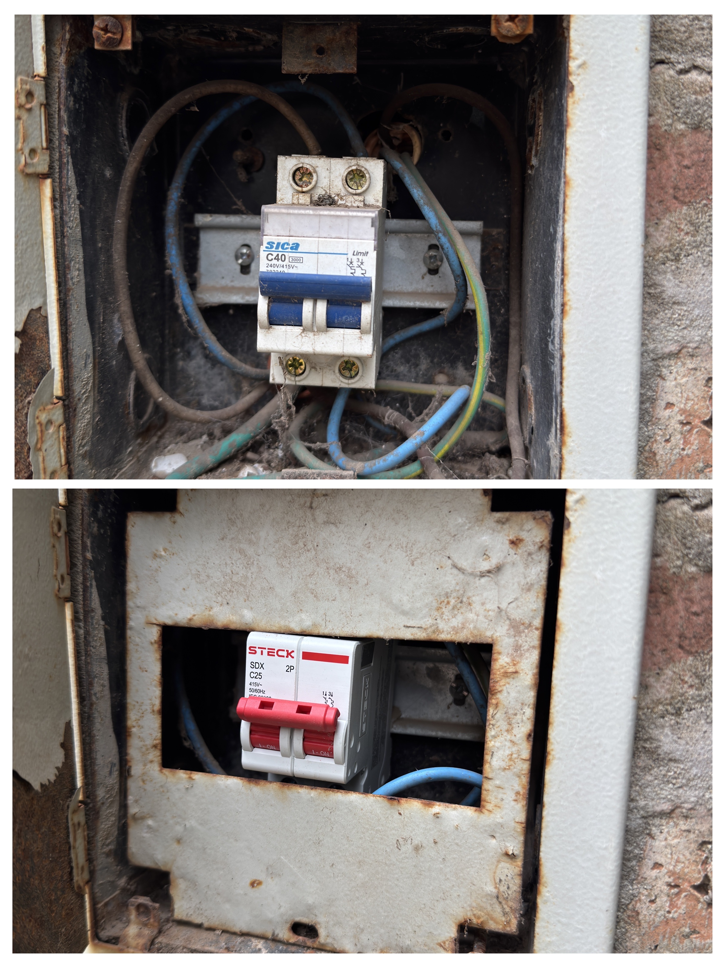 Electricista en funes  — trabajo 2