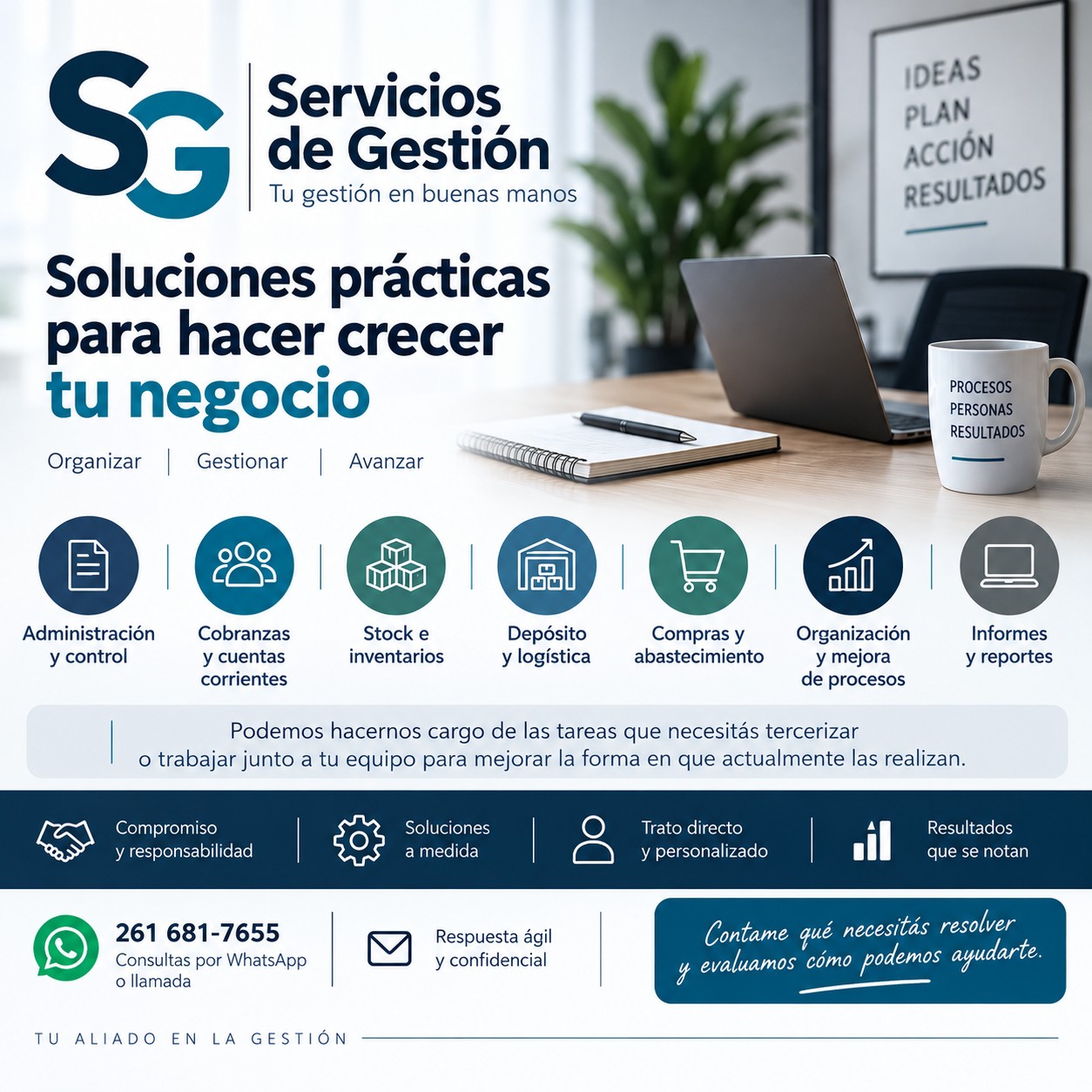 Mantenimiento de oficinas, Administración, Gestión, Logística, Inventarios, Organización empresarial en Argentina — trabajo 1
