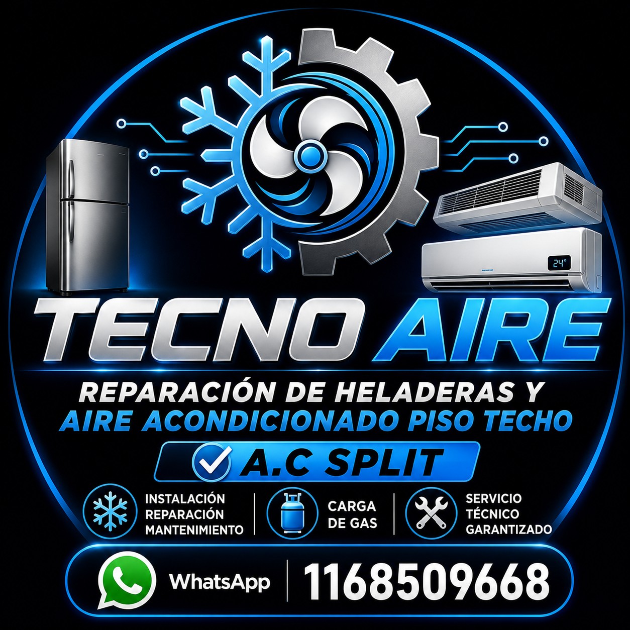 Instalador de aire acondicionado en Devotos CABA  — trabajo 1
