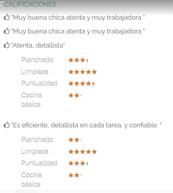 Limpieza de hogares en San Telmo — trabajo 4