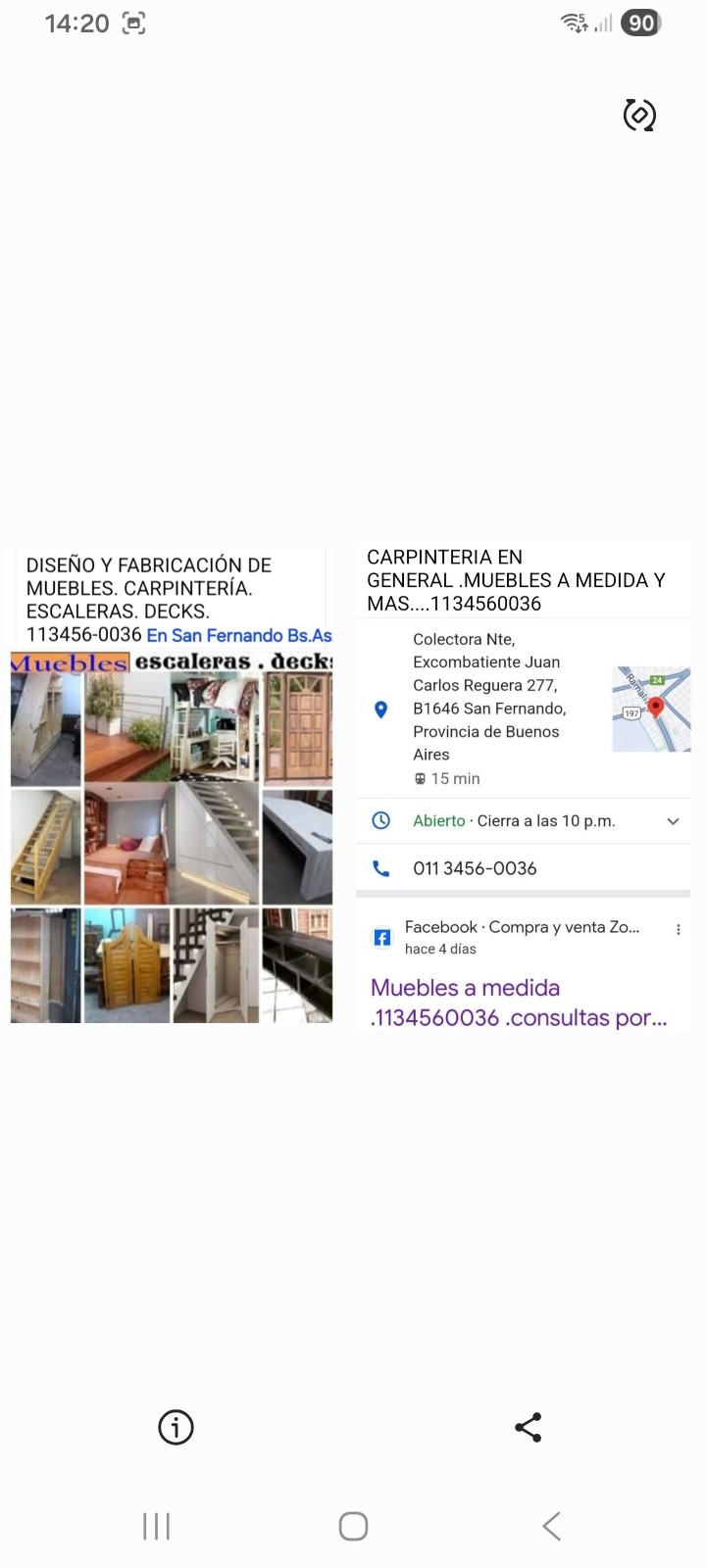 Carpintero en Tigre — trabajo 2
