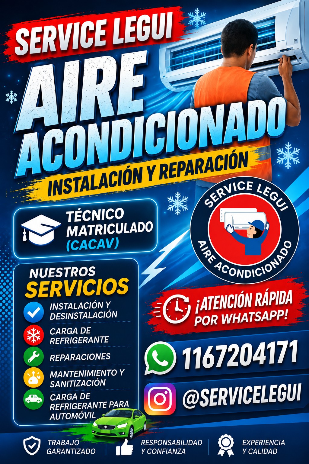Instalador de aire acondicionado en Lanús  — trabajo 1